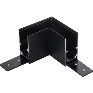 Łącznik L natynkowy szynoprzewodu magnetycznego Komatsu 48V - Czarny 6517 Antigo/Shilo
