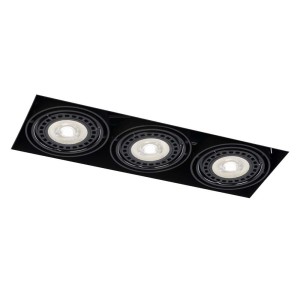 Lampa wpuszczana Komoro 3 - Czarna 3310 Antigo/Shilo