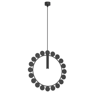Lampa wisząca no. O - Czarna (420 mm) 5060 Antigo/Shilo