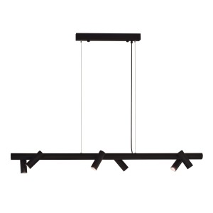 Lampa wisząca Yabu 6 - Czarna (1200 mm) 5067 Antigo/Shilo