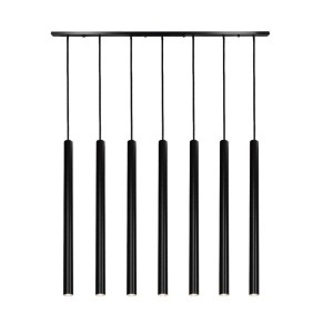 Lampa wisząca Yabu 7 - Czarna (700 mm) 5529 Antigo/Shilo