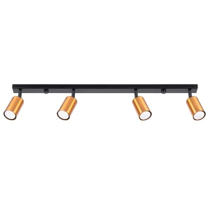 Plafon WINX 4L czarny/miedź SL.1379 SOLLUX