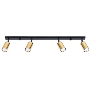 Plafon WINX 4L czarny/złoty SL.1387 SOLLUX