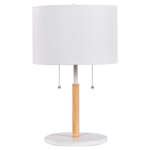 Lampa stołowa Fogo biała 2xE27 LP-0304/2T WH Light Prestige