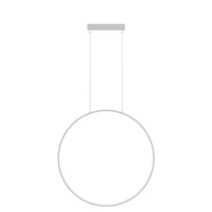 Lampa wisząca Mirror S biała IP44 LED CCT LP-999/1P S WH CCT Light Prestige