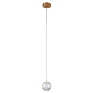 Lampa wisząca Brillant 1 złota LED CCT LP-3303/1P GD Light Prestige