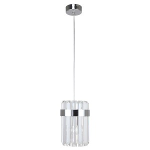 Lampa wisząca Vetro 1 chrom 1xE14 +LP-2910/1P CH Light Prestige