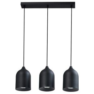 Metalowa lampa wisząca Nilo czarna 3xGU10 LP-0110/3L BK Light Prestige