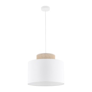 DUO WHITE JUTA LAMPA WISZĄCA 1 1856 TK Lighting