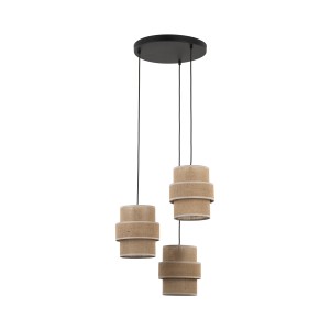 CALISTO JUTA LAMPA WISZACA 3 KOŁO 6098 TK Lighting