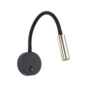 LAGOS BLACK GOLD KINKIET 1 10039 TK Lighting