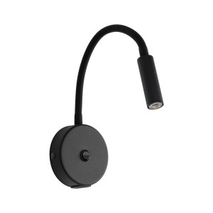 LAGOS BLACK  KINKIET 1  USB 10200 TK Lighting