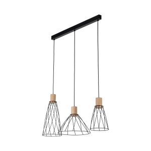 MODESTO WOOD SOSNA LAMPA WISZACA 3 10158 TK Lighting