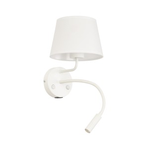 MAJA WHITE KINKIET 2 E27 + G9 + USB 10204 TK Lighting