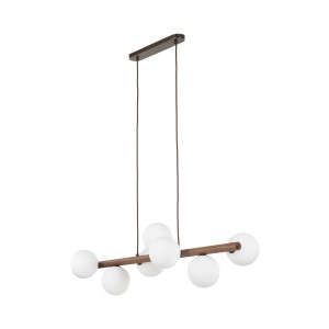 ESTERA WOOD ORZECH LAMPA WISZACA 7 10272 TK Lighting