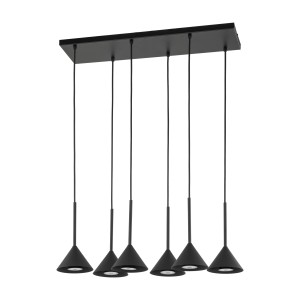 CONO MINI BLACK LAMPA WISZACA 6 10306 TK Lighting