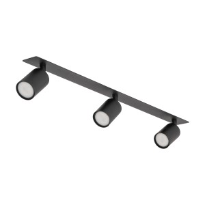 NEX BLACK 3XGU10 LAMPA SUFITOWA PODTYNKOWA 10800 TK Lighting