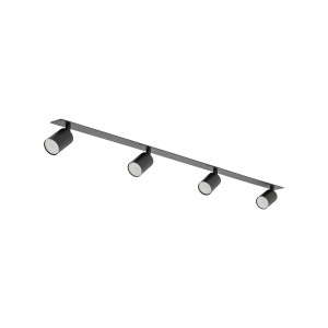 NEX BLACK 4XGU10 LAMPA SUFITOWA PODTYNKOWA 10801 TK Lighting