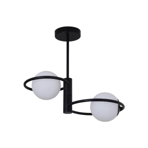 Plafon Dorado ring czarna 2 x E14 LP-002/2C ring BK Light Prestige